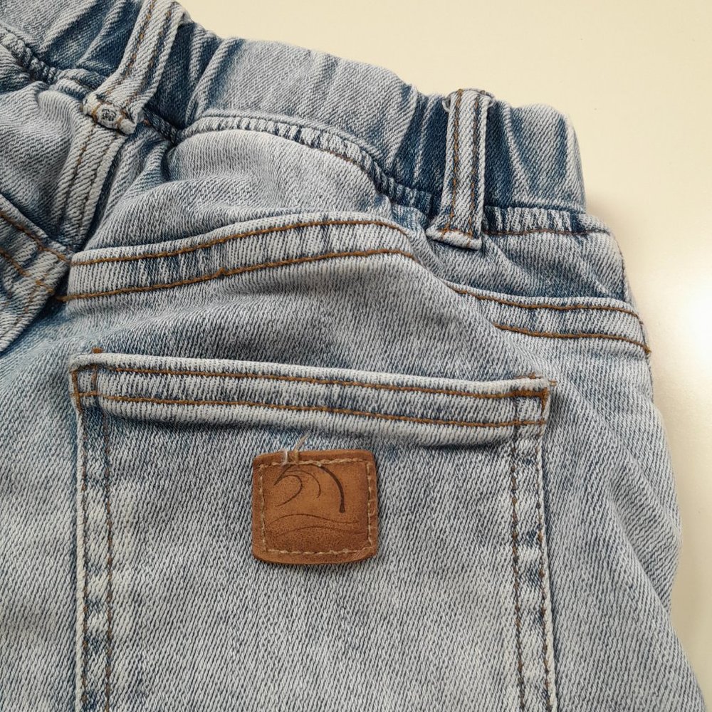 ZARA Kids Balloon Fit Comfy Bleach Wash Jeans - Picture 8 of 17